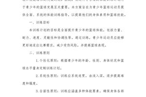 如何为青少年篮球训练设置合理的职责目标：打造高效团队的秘诀